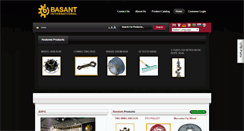 Desktop Screenshot of basantinternational.com